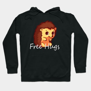 free hugs hedgehogs funny animal Hoodie